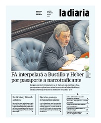 Tapa de la diaria del martes 16 de agosto de 2022