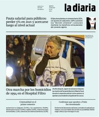 Tapa de la diaria del martes 25 de agosto de 2020