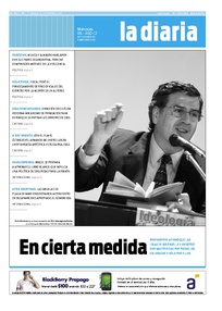 Tapa de la diaria del miércoles 8 de agosto de 2012