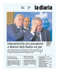 Tapa de la diaria del martes 23 de agosto de 2022