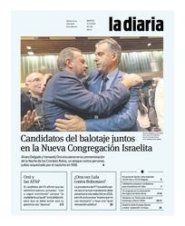 Tapa de la diaria del martes 12 de noviembre de 2024