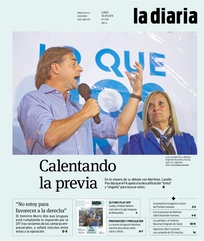 Tapa de la diaria del lunes 30 de septiembre de 2019