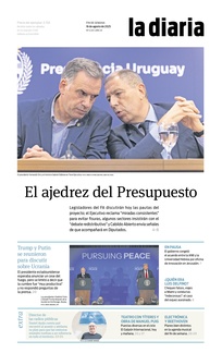 Tapa de la diaria del sábado 16 de agosto de 2025