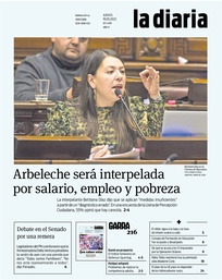 Tapa de la diaria del jueves 19 de mayo de 2022