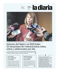 Tapa de la diaria del martes 28 de abril de 2026