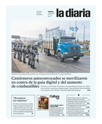 Tapa de la diaria del viernes 12 de junio de 2026