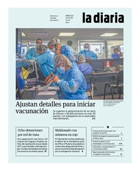 Tapa de la diaria del miércoles 24 de febrero de 2021