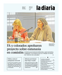 Tapa de la diaria del miércoles 7 de septiembre de 2022