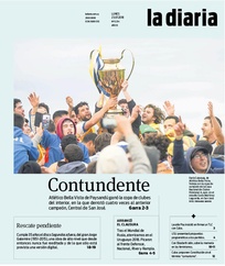 Tapa de la diaria del lunes 23 de julio de 2018