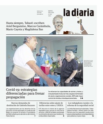 Tapa de la diaria del martes 8 de diciembre de 2020