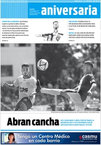 Tapa de la diaria del lunes 20 de marzo de 2017