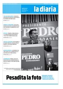 Tapa de la diaria del miércoles 20 de agosto de 2014