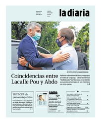 Tapa de la diaria del jueves 18 de febrero de 2021