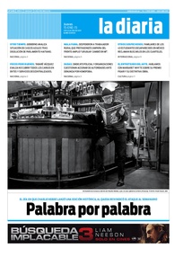 Tapa de la diaria del jueves 15 de enero de 2015
