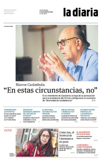 Tapa de la diaria del sábado 21 de noviembre de 2020