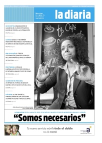 Tapa de la diaria del miércoles 22 de mayo de 2013