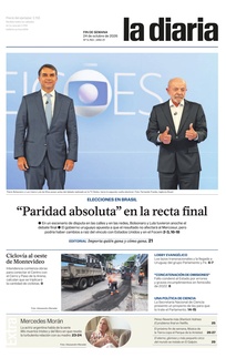 Tapa de la diaria del sábado 24 de octubre de 2026