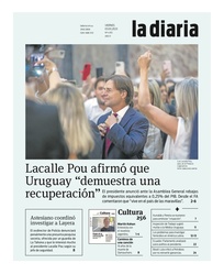 Tapa de la diaria del viernes 3 de marzo de 2023