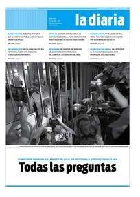 Tapa de la diaria del martes 20 de enero de 2015