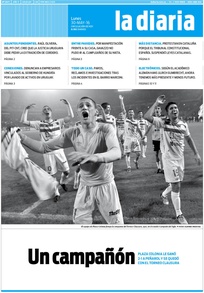 Tapa de la diaria del lunes 30 de mayo de 2016