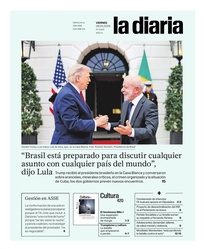 Tapa de la diaria del viernes 8 de mayo de 2026
