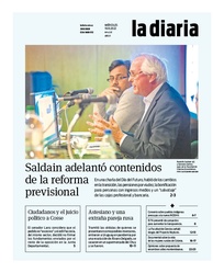 Tapa de la diaria del miércoles 19 de octubre de 2022