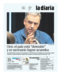 Tapa de la diaria del jueves 24 de octubre de 2024