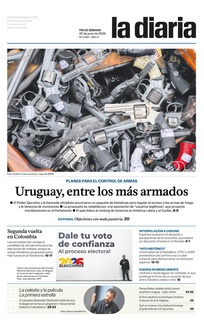 Tapa de la diaria del sábado 20 de junio de 2026