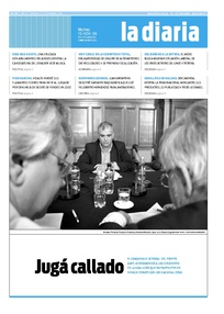 Tapa de la diaria del martes 10 de noviembre de 2009