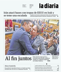 Tapa de la diaria del miércoles 8 de enero de 2020