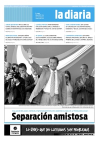 Tapa de la diaria del lunes 6 de septiembre de 2010