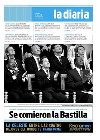 Tapa de la diaria del jueves 15 de julio de 2010