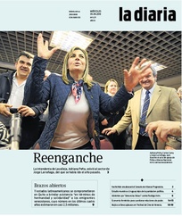 Tapa de la diaria del miércoles 5 de septiembre de 2018