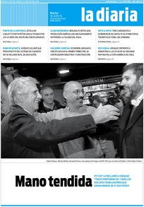 Tapa de la diaria del martes 16 de junio de 2015