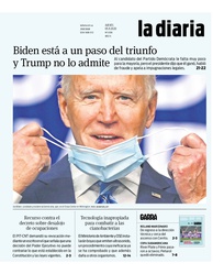 Tapa de la diaria del jueves 5 de noviembre de 2020