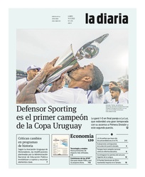 Tapa de la diaria del lunes 14 de noviembre de 2022