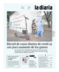 Tapa de la diaria del jueves 6 de enero de 2022