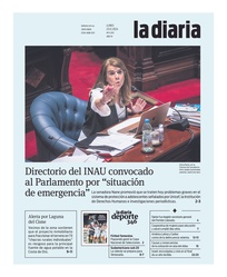 Tapa de la diaria del lunes 23 de diciembre de 2024