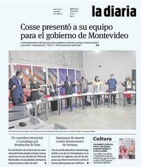 Tapa de la diaria del miércoles 28 de octubre de 2020