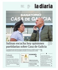 Tapa de la diaria del lunes 27 de diciembre de 2021