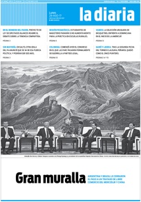 Tapa de la diaria del lunes 28 de agosto de 2017