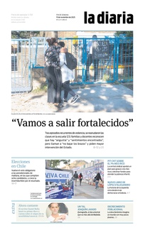 Tapa de la diaria del sábado 15 de noviembre de 2025