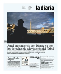 Tapa de la diaria del jueves 6 de noviembre de 2025