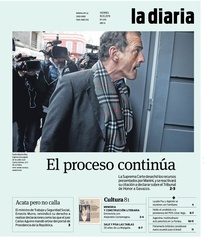 Tapa de la diaria del viernes 18 de octubre de 2019