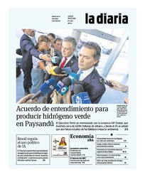 Tapa de la diaria del jueves 29 de febrero de 2024