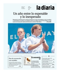 Tapa de la diaria del lunes 1 de marzo de 2021