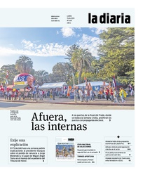 Tapa de la diaria del lunes 15 de abril de 2019