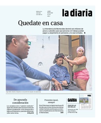 Tapa de la diaria del lunes 18 de mayo de 2020