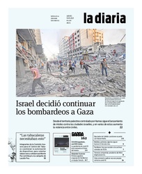 Tapa de la diaria del jueves 13 de mayo de 2021