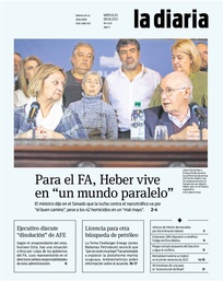 Tapa de la diaria del miércoles 8 de junio de 2022